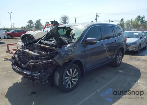 2020 Honda Pilot 2Wd Ex-L z USA, uszkodzony, nr VIN 5FNYF5H57LB026745